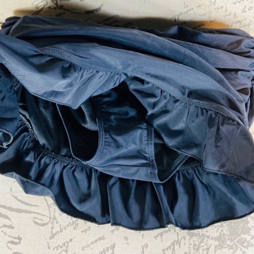 3 for $30- Ruffle Swimsuit Bottoms: Size 8 - Picture 2 of 3